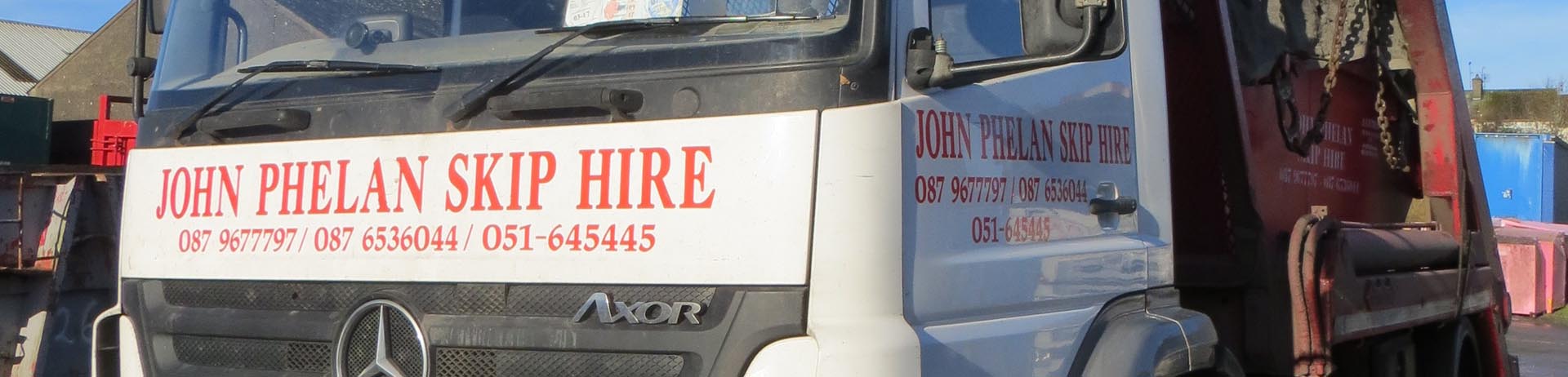 skip hire in wexford image