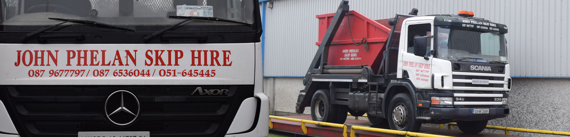 skip hire about us header
