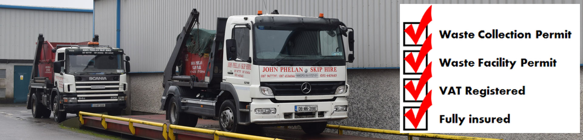 skip hire ireland waste facility permit header image